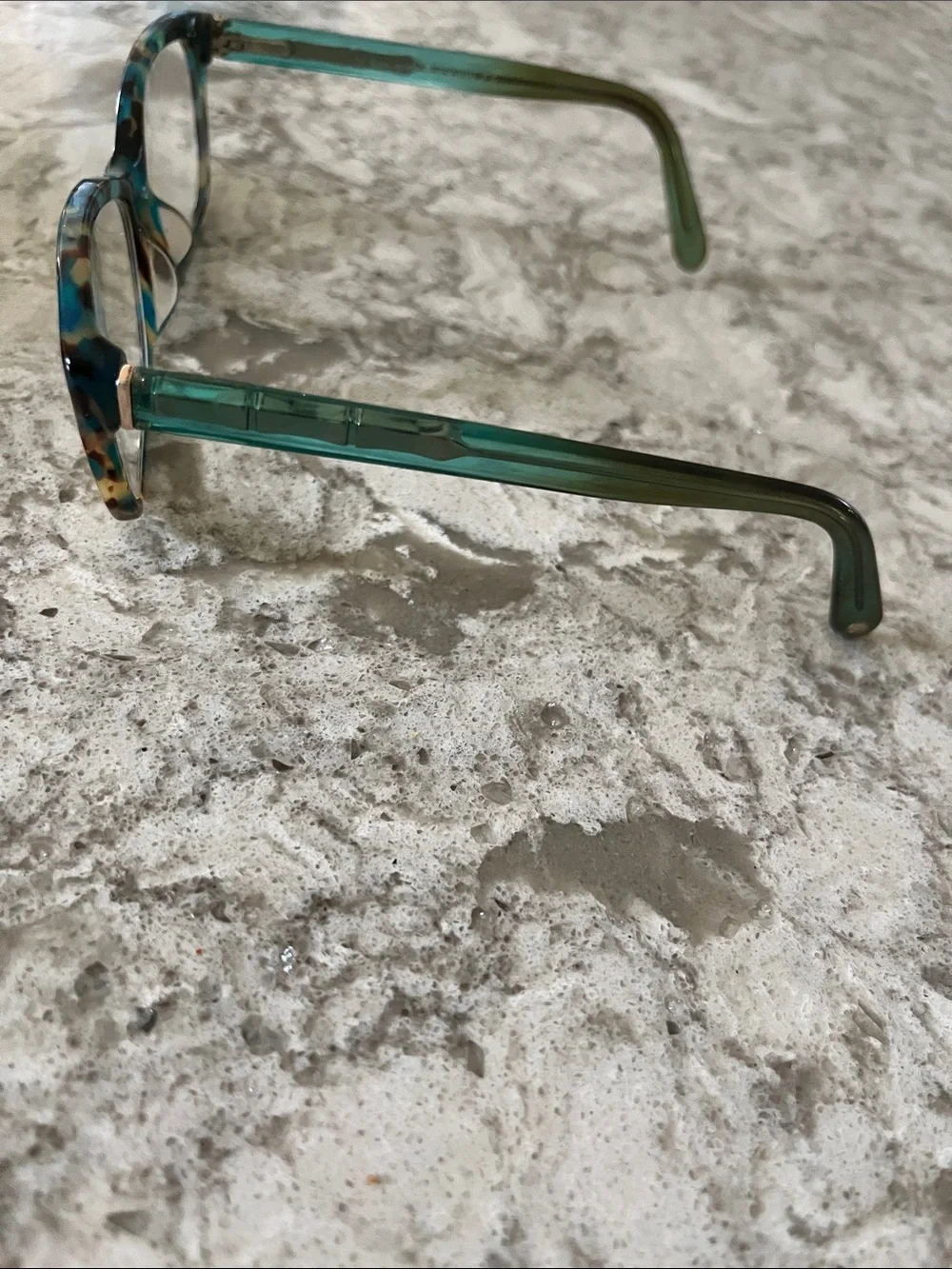 kate spade Teal and Brown Tortoiseshell Women's Glasses